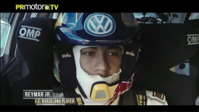 Neymar Jr. copiloto de Sébastien Ogier